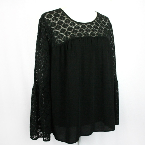 LOFT Tops - LOFT Chiffon Lace Career Blouse